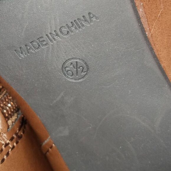 STYLE & CO. COGNAC RUDYY BOOTS SZ.6.5 NWOT. - Picture 8 of 8